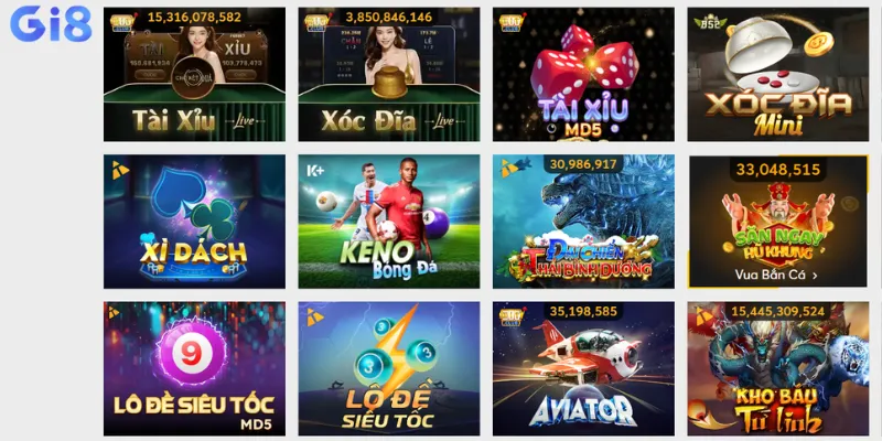 GI8 mang đến sân chơi giải trí uy tín nhất hiện nay